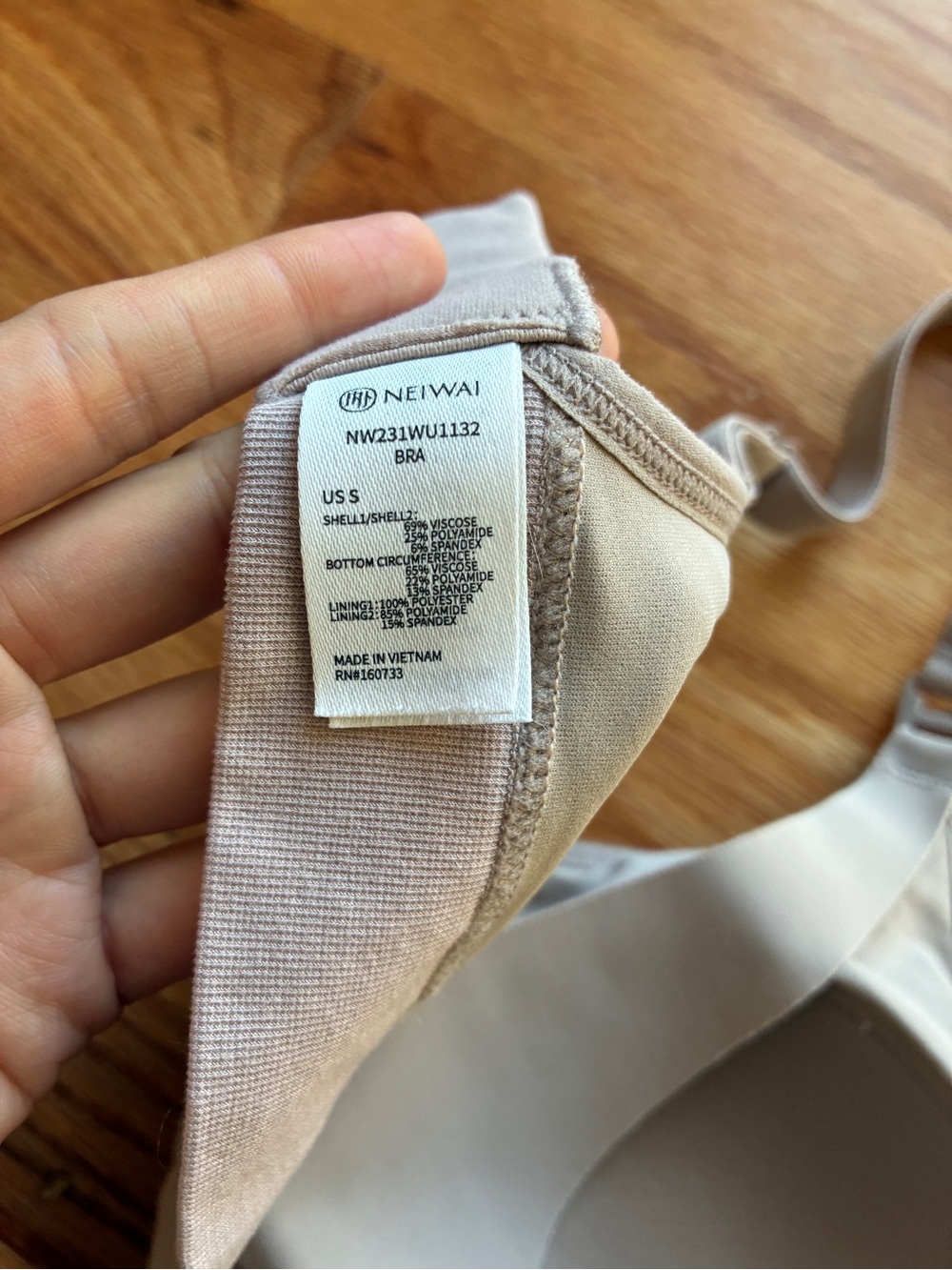Neiwai nursing bra size S